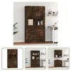 The Living Store Highboard Räuchereiche Holzwerkstoff Produktbild-Vorschau 8
