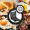 Sandwichmaker XXL 1400W für 4 Toasts Sandwiches Produktbild-Vorschau 7