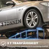 HOMCOM set van 2 hydraulische oprijplaten, in hoogte Productafbeelding-voorbeeld 5