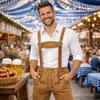 Pantaloni corti in pelle tradizionali da uomo PAULGOS - HK2 Anteprima dell’immagine prodotto 11