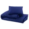vidaXL Set di biancheria da letto blu navy 140x200 cm Anteprima dell’immagine prodotto 6