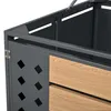 Abri pour 2 poubelles de 240 litres, habillage en acier Voir les images du produit 20