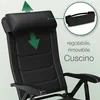 Sedia da campeggio pieghevole ELONEO con poggiagambe Anteprima dell’immagine prodotto 6