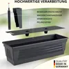 Plastard Blumenkasten 3er-Set 80 cm Anthrazit - mit Produktbild-Vorschau 3