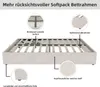 MODFU Bettgestell 140x200 Doppelbett mit Rippenbettgestell Produktbild-Vorschau 6