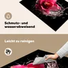 KitchenYeah© Herdabdeckplatte Blumen - Rosa - Wasser - Produktbild-Vorschau 4