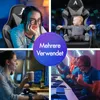 A collage of images showcasing a gaming chair in different scenarios. Podgląd zdjęcia produktu