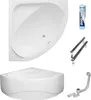 ECOLAM Badewanne Eckbadewanne Eckwanne Wanne Acryl Standard Produktbild-Vorschau 6