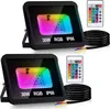 Jopassy 30W RGB proiettore con telecomando Faretto LED RGB Anteprima dell’immagine prodotto 1