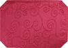 Tischset beere 35x50 cm Struktur damast Ornamente Platzset Produktbild-Vorschau 1