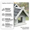 Mucola Vogelhaus Vogelfutterhaus Holz Vogelvilla Produktbild-Vorschau 2