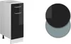 Unterschrank Vicco R-Line Schwarz Hochglanz 30 cm mit Produktbild-Vorschau 6