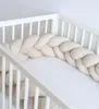 100 cm BEIGE Geflochtenes Kissen Zierkissen Dekokissen Bettschlange Bettumrandung Zugluftstopper  Produktbild-Vorschau