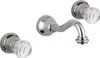 Luxus Waschtisch 3-Loch-Wandarmatur mit Swarovski Produktbild-Vorschau 1