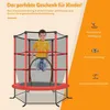 Trampoline de jardin Ø140cm avec filet de sécurité Voir les images du produit 3