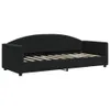 vidaXL Letto da giorno nero 80x200 cm in velluto Anteprima dell’immagine prodotto 1