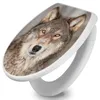 banjado Toilettendeckel mit Absenkautomatik 37,3x45x5cm Produktbild-Vorschau 1
