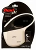 FLEXI One for All S white - black - automatic dog leash for Anteprima dell’immagine prodotto 1