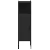 vidaXL Badschrank Schwarz 33x33x120,5 cm Holzwerkstoff Produktbild-Vorschau 5