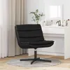 vidaXL Fotel obrotowy czarny 63 x 75 x 76 cm imitacja skóry Podgląd zdjęcia produktu 3