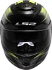 LS2 FF808 Stream II Fury Helm, schwarz/neon/gelb, XXS Produktbild-Vorschau 7