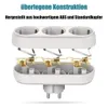 2 Stück Europäischer Typ Konvertierungsstecker 1 bis Produktbild-Vorschau 5