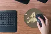 MuchoWow® Mauspad Mousepad Karten - Europa - Braun - Produktbild-Vorschau 4