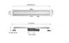 Duschrinne 80cm Edelstahl Bodenablauf - 360° Siphon Produktbild-Vorschau 1