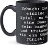 Mr. & Mrs. Panda Tasse Spruch Schach Dame und König - Produktbild-Vorschau 2