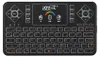 A black wireless keyboard with a touchpad and various function keys. Náhľad obrázku produktu
