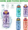 Trinkflasche Kinder, 600ml Kindertrinkflasche mit Produktbild-Vorschau 5