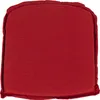 A red seat cushion is shown from a top-down perspective against a white background. Produktbild-Vorschau