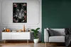 MuchoWow® MuchoWow® Gerahmtes Poster Tiger - Blumen - Produktbild-Vorschau 6