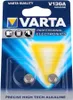 A retail package of VARTA V13GA alkaline button cell batteries. Voir les images du produit