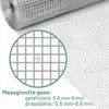 Knaagdier-Mesh-Rolle 200 mm x 3 m, verzinkt, 6 mm Maschenweite Produktbild-Vorschau