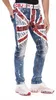 CD714 Herren Jeans mit Flaggenmotiv Produktbild-Vorschau 4