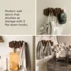 Umbra Picket Garderobenhaken Wandgarderobe, 5 Klapphaken, Produktbild-Vorschau 4