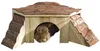 Kerbl Nagerhaus mit zwei Rampen (Farbe Natur, L x B x H 37 Anteprima dell’immagine prodotto 1