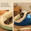 Kuschelige Hundehöhle – Weiches Hundebett für Geborgenheit Produktbild-Vorschau 2