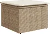 Maison Exclusive - Garten-Sofa-Set mit Kissen 5 pcs Beige Produktbild-Vorschau 6