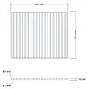 DEOS Grillrost aus Edelstahl 40 × 33 cm Produktbild-Vorschau 5