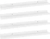 vidaXL Étagères murales 4 pcs. Blanc 60x9x3 cm Voir les images du produit 1