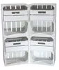 4er Set weiße Regalkiste mit Schublade quer 50cm x 40cm x Produktbild-Vorschau 1