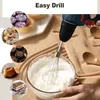 3Pcs Handmixer Zubeh?rset fš¹r Elektrische Bohrmaschine, Produktbild-Vorschau 2