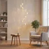 Lucande LED-Hängelampe Hayley, Ø 40 cm, 9-flg., gold, Glas Produktbild-Vorschau 2