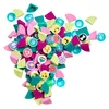 A pile of colorful LEGO DOTs accessory pieces. Produktbild-Vorschau