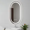 A modern bathroom setting with a sink and a mirror. Produktbild-Vorschau