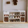 Skríň Na Topánky S Sedadlom Loft Biela Lavica Prechodová Náhľad obrázku produktu 3