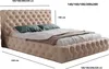 Polsterbett 180x200 cm Glory - Glamour Chesterfield Stil - Produktbild-Vorschau 4