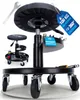 NTG Rollhocker Höhenverstellbar bis 55 cm – Werkstatthocker Produktbild-Vorschau 1